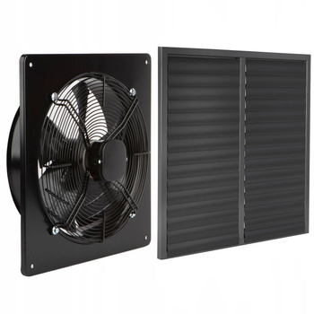Industrieller Abluftventilator 710 mm + Lüftungsgitter
