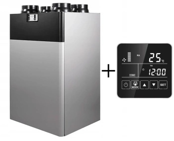   Lüftungsgerät mit Wärmerückgewinnung 250 m3/h - Reventon VERTIC 250