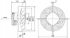  Axiale Saugventilator 250 mm YWF2E-250S