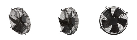 Axialer- Saugventilator 300 mm YWF4E-300S