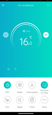 Reventon Vesper 3,5 kW WIFI A++ Split-Wandklimagerät R32